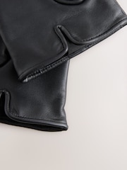 Crna - Kožne Gloves - Slika 3 od 4