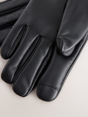 Crna - Kožne Gloves - Slika 4 od 4
