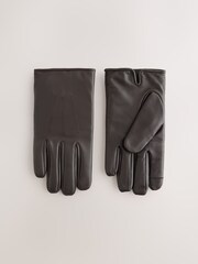 Brown Leather Gloves - Image 1 of 3