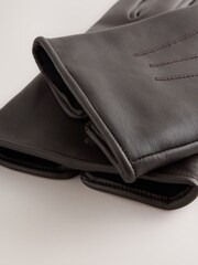 Brown Leather Gloves - Image 3 of 3