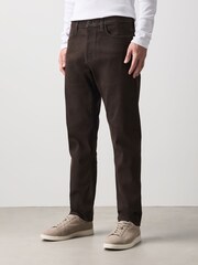 Brown Slim Fit Motion Flex Jeans - Image 1 of 9