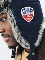 Navy Blue Trapper Hat - Image 2 of 6