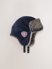 Navy Blue Trapper Hat - Image 3 of 6