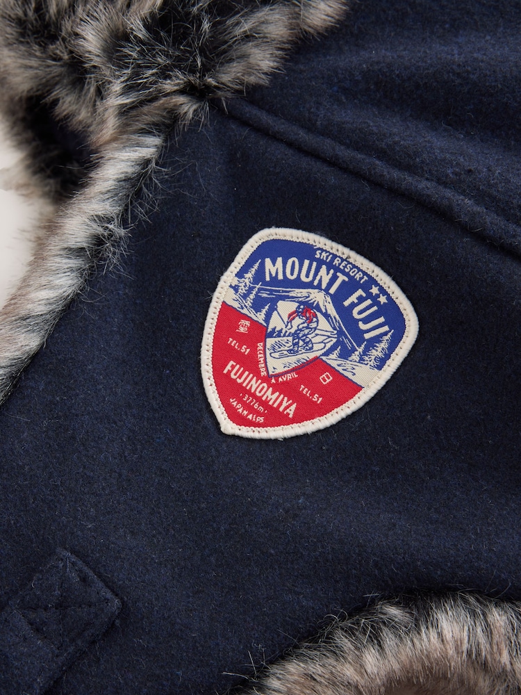 Navy Blue Trapper Hat - Image 6 of 6