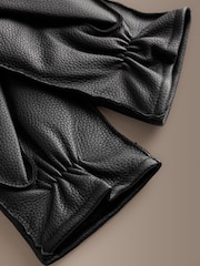Negro - Guantes de cuero Signature - Imagen 2 de 3