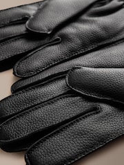 Negro - Guantes de cuero Signature - Imagen 3 de 3