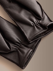 Marrón - Guantes de cuero Signature - Imagen 4 de 5