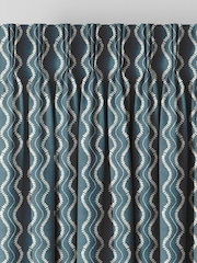 Indigo Blue Anton Made to Measure Curtains - Image 6 of 10