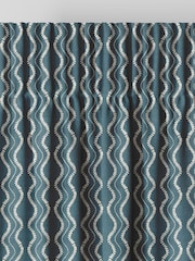 Indigo Blue Anton Made to Measure Curtains - Image 7 of 10