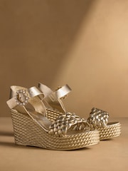 Russell & Bromley Austin Wedge Sandals - Imagen 1 de 7