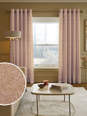 Ginger Orange Stipple Made to Measure Curtains - Image 1 of 9