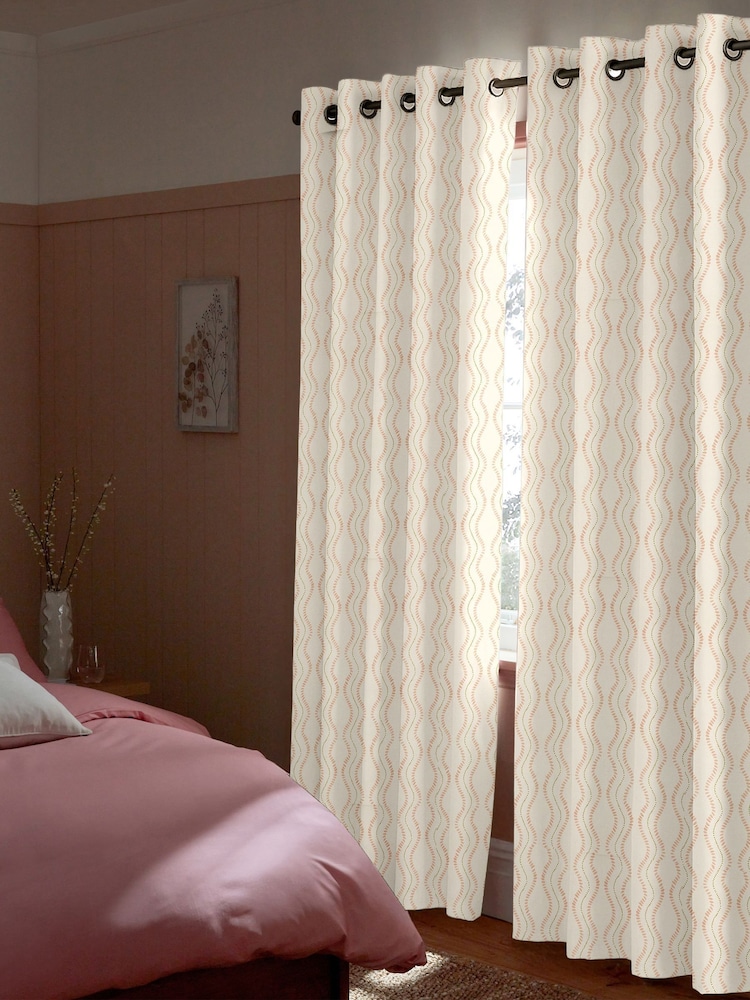 Blossom Pink Anton Made to Measure Curtains - Image 2 of 10 Blossom Pink Anton Made to Measure Curtains - Image 2 of 10