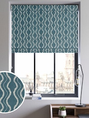Indigo Blue Anton Made to Measure Roman Blinds - Image 1 of 7