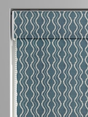 Indigo Blue Anton Made to Measure Roman Blinds - Image 5 of 7