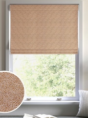 Ginger Orange Stipple Made to Measure Roman Blinds - Image 1 of 7