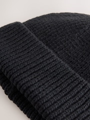Black Knitted Beanie - Image 4 of 4