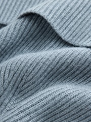 Light Blue Fine Knitted Beanie - Image 5 of 5