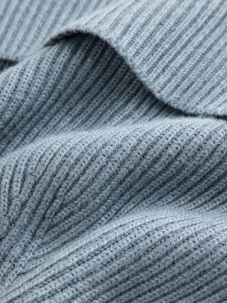 Light Blue Fine Knitted Beanie - Image 5 of 5