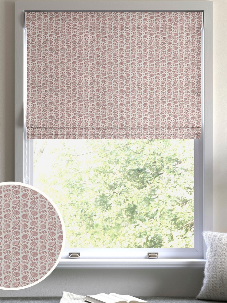Mulberry Purple Eliza Made to Measure Roman Blinds - Image 1 of 7 Mulberry Purple Eliza Made to Measure Roman Blinds - Image 1 of 7