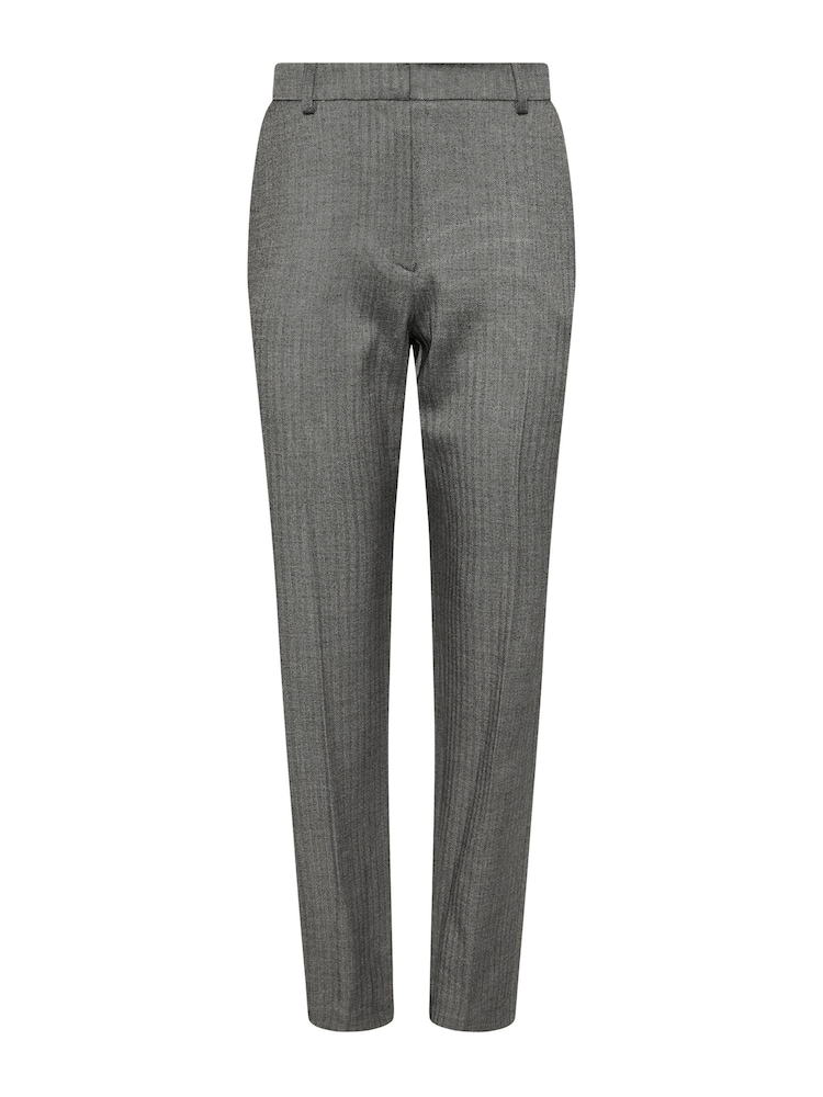 M&Co Grey Tailored Straight Leg Trousers - Image 5 of 5