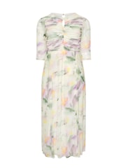 Yours Curve Cream London Keyhole Dress - Image 5 of 5