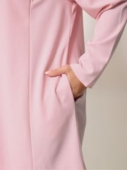 Yours Curve Pink Scuba Blazer - Image 4 of 5