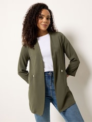 M&Co Green Textured Jersey Jacket - Image 1 of 5