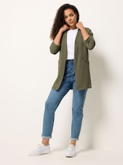 M&Co Green Textured Jersey Jacket - Image 2 of 5