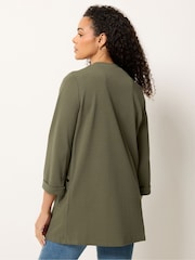 M&Co Green Textured Jersey Jacket - Image 3 of 5