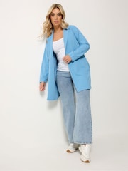 سترة بليزر سكوبا مقاس كبير من Yours Curve - Image 2 of 5