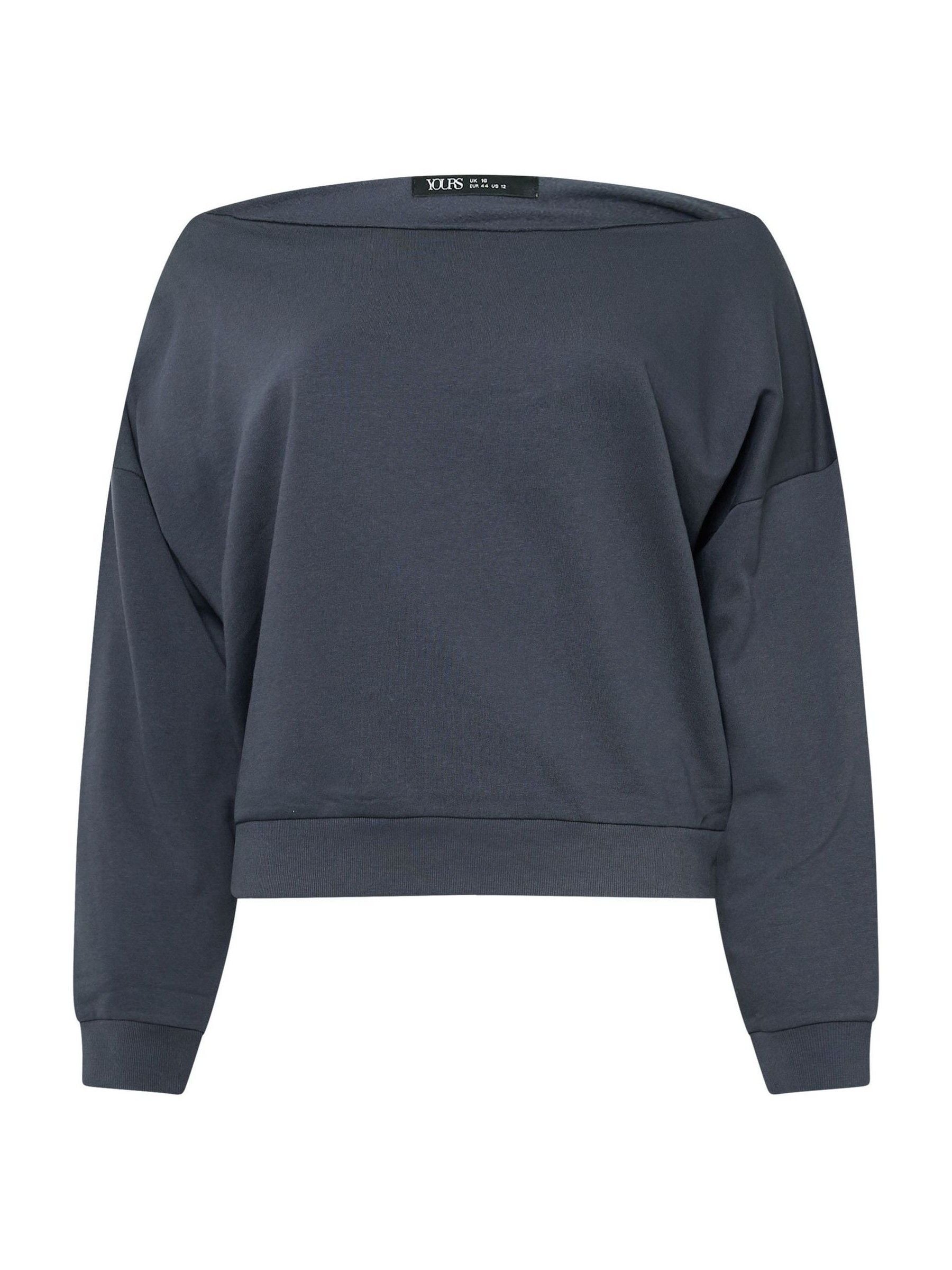 Buy Yours Curve Blue Off The Shoulder Sweat Top from Next USA