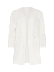 M&Co White Textured Jersey Jacket - Image 5 of 5