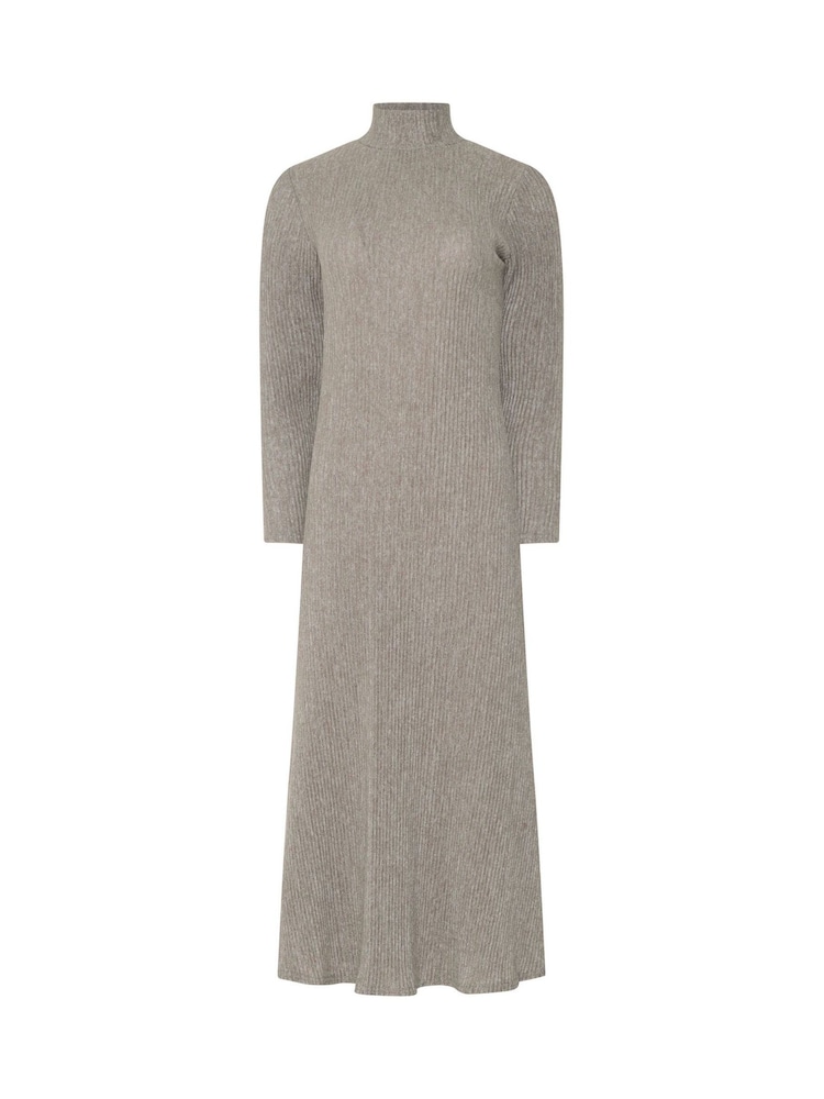 M&Co Grey Soft Touch Fit & Flare Dress - Image 5 of 5 M&Co Grey Soft Touch Fit & Flare Dress - Image 5 of 5