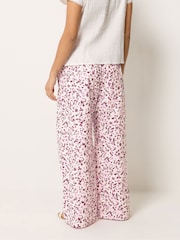 PixieGirl Pink Printed Wide Leg Trousers - Image 3 of 4
