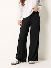 PixieGirl Black Wide Leg Trousers - Image 1 of 5