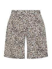 Yours Curve Brown Pull On Jersey Shorts - Image 5 of 5