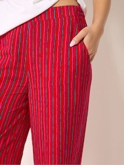 PixieGirl Petite Pink Stripe Wide Leg Trousers - Image 5 of 6