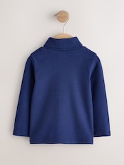Navy Long Sleeve Roll Neck Top (3mths-7yrs) - Image 5 of 7