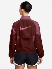 Nike Mystic Date Brown Tempo Dri FIT 1/2 Zip Running Jacket - Image 6 of 6