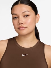 Cacao marrón ¡Guau! - Top sin mangas clásico Dri-FIT One de Nike - Imagen 3 de 3