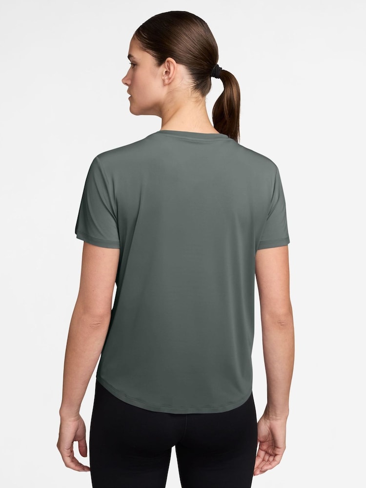 Verde - Camiseta de manga corta Nike One Classic Dri-FIT - Imagen 2 de 3