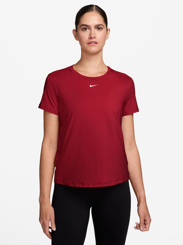 Rojo - Camiseta de manga corta Nike One Classic Dri-FIT - Imagen 1 de 3