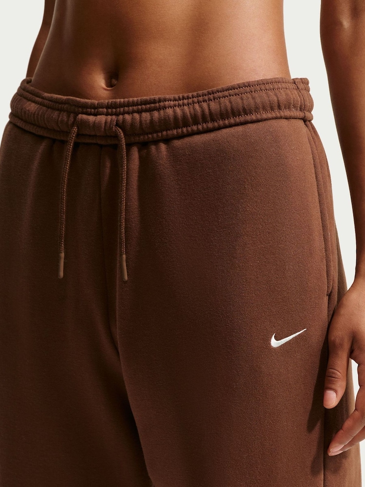 Կակաո Վաու Բրաուն - Nike Studio Fleece մեծ չափի թևքերով մարզակոշիկներ - Պատկեր 6 6-ից