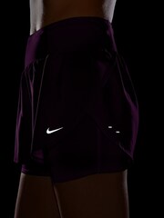 Nike Bold Berry Tempo Flow Dri-FIT High-Waisted 2-in-1 Running Shorts - Image 5 of 5