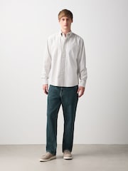 Dark Green Straight Fit Vintage Jeans - Image 2 of 6