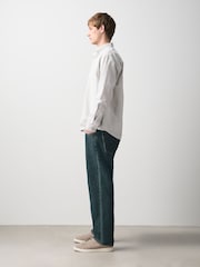 Dark Green Straight Fit Vintage Jeans - Image 4 of 6