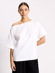 Albaray White Off Shoulder T-Shirt - Image 2 of 5