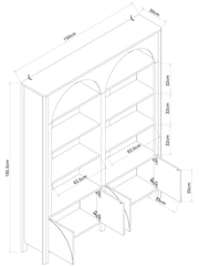 Natural Arches Mango Wood Effect Shelf - Image 8 of 8