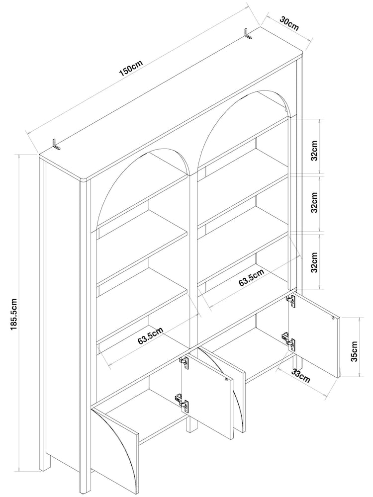Natural Arches Mango Wood Effect Shelf - Image 8 of 8 Natural Arches Mango Wood Effect Shelf - Image 8 of 8