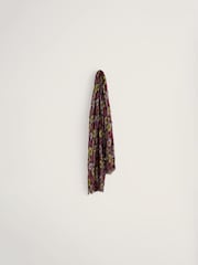 Seasalt Cornwall Blue Floral Larissa Scarf - Image 1 of 5